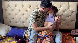 shy asian teen 😍 turns horny beast cumming hard on cock 💦