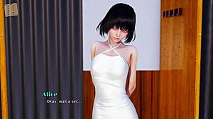 brunette with big ass plays naughty indian game craving real desire