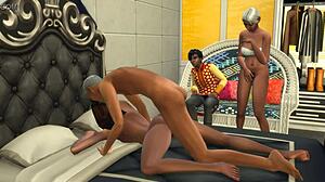 Indian Step Dad Pounds Step Daughter as Family Watches