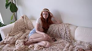 petite redhead scarlet skies needs lesbian stepsis revenge pussy licking help