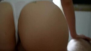 Stepsister Jumps on My Huge Cock Bareback Rough Creampie