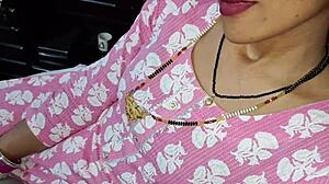 Seductive Indian goddess fingers ass then takes huge cock creampie in fantasy fuck