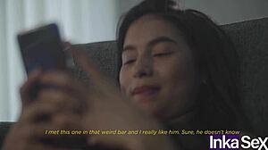 petite venezolana trades study help for big cock pounding!