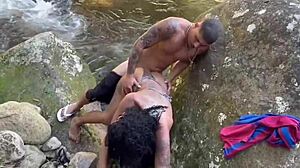 Fuck yes, my stepson devours my brazilian tattooed ass at the waterfall now!