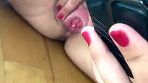 busty katerina hartlova teases mirror with wet masturbation