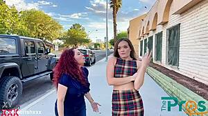 Sports Reporter Katie Kush Caught Riding BBC Cowgirl Squirting Petite Tits