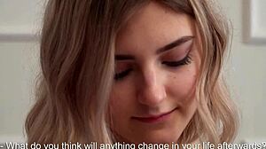 Russian teen virgin's first anal defloration story