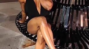 check out this erotic muscle babe fbb flexing hot