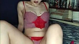 hey neighbor, watch me grope my big tits and fuck pussy with dildo