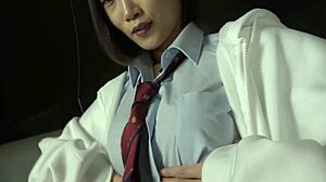 serika chan uniform cosplay toy tease into creampie bliss