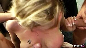 Watch alicia rhodes sasha rose milfs take rough anal dp gangbang double penetration