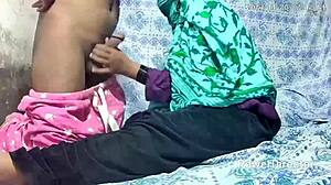 Indian jija bends sali over jungle bathroom for big black cock anal assfucking doggystyle