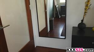 blonde stepsis lily rader bounces on huge cock for rough banging