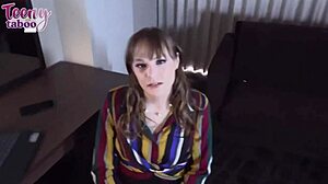 clever rebecca vanguard takes seth brogan's creampie for the job