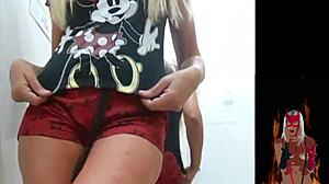 Mature Milf Flashes Pussy and Big Ass in Public Fitting Room