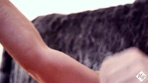 Huge tits american fuck doll contrasts uk stud's massive anal pounding