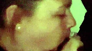 Sex Addicted Step Sister Bent Over Takes Huge Black Cock Deep in Pussy and Ass with Cum on Big Ass