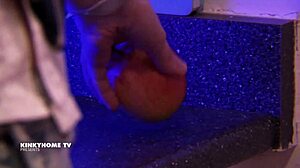 Blonde Homemade Couple Strapon Fuck Forces Double Orgasm Cumshots in Kinky Pussy Play