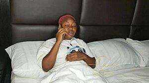 Gigolo's massive 16-inch black cock ready for horny action in hardcore scene