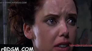 Appetizing Brunette MAID Gets Off SOLO in BDSM Fetish Play