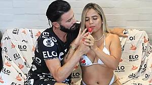 Cutie Colombian Annie Marin Teases Ass in Spicy Casting Interview