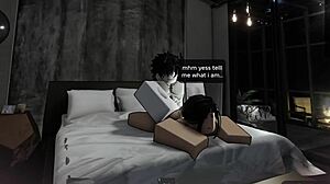 Roblox slut spreads wide begging desperately for hot creampie filling her pussy