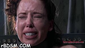 Appetizing Brunette MAID Gets Off SOLO in BDSM Fetish Play