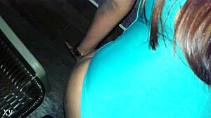 Damn She Scores New Leggings and Body-Hugging Lycra for Intense Groping Handjob Tease!