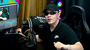 Bianca demarchi bites ruans ear and neck showing her hot silhouette in podcast