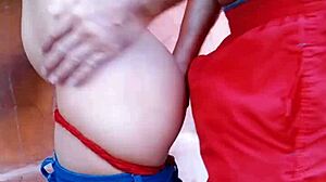 hot maid gets anal workout in backyard garden outdoors