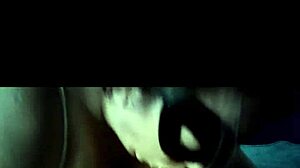 chubby homemade wife in lingerie gives interracial bj to monster cock then orgasms hard