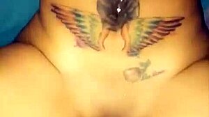 my brunette friend teases with toys up close