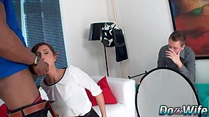 imagine short haired gabrielle gucci riding bbc while hubby watches helplessly