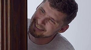 Hey stepbro catches me naked in bathroom... then fucks me doggystyle 😈💦