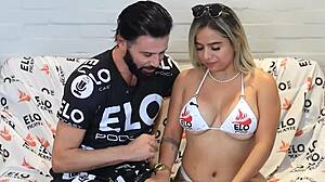 Cutie Colombian Annie Marin Teases Ass in Spicy Casting Interview