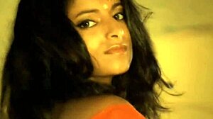 Loving indian milf brunette sways erotically in solo high definition dance for her friend girlfriend