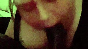 Sex Addicted Step Sister Bent Over Takes Huge Black Cock Deep in Pussy and Ass with Cum on Big Ass