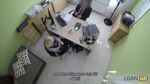 Loan4k Teen Undresses Spreads Legs For Cash Interview