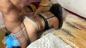 Caught my stepsis trying on tight gym leggings her huge ass looks so fuckable 🍑🔥