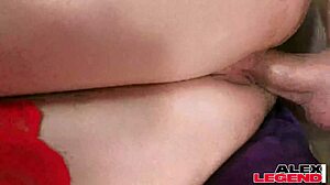 that brunette beauty suttin with big tits and ass takes huge cock pov creampie