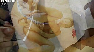 monika fox slams huge dildos deep in ass anal toy squirting frenzy