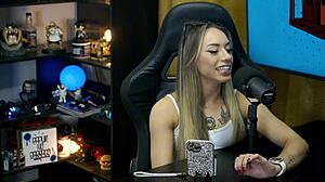 Bianca demarchi bites ruans ear and neck showing her hot silhouette in podcast