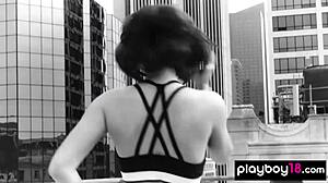 wanna see redhead teen skye blue strip those big natural tits off?