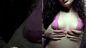 wanna see this curly latina stuff pink toy up ass and vibe in pussy?