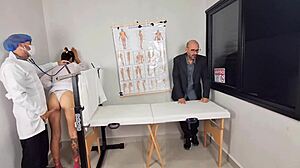 noivo corno's bride gets blindfolded doc exam n fucked hard 😱💦