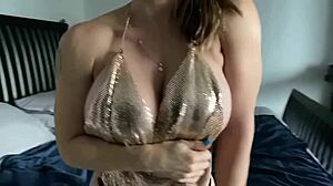 Linda Durbesson Rips Clothes in Fitness Striptease