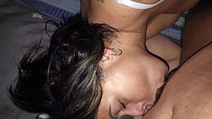 Chubby Latina Stepmom Spreads on My Bed for Taboo Fuck