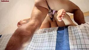 Hotwife's Tight Asshole Stretched by Huge Cock in Homemade Anal Creampie Pounding