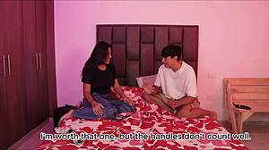 Mishell creampied hard by boyfriend after game loss pov