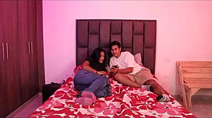 Mishell creampied hard by boyfriend after game loss pov